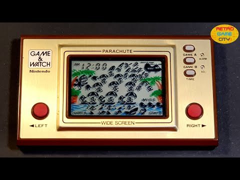 Nintendo Game & Watch, Handheld Parachute GAMEPLAY - YouTube